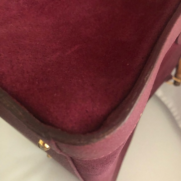 Authentic Gucci Diana Bamboo Burgundy Tote Bag - Picture 8 of 15